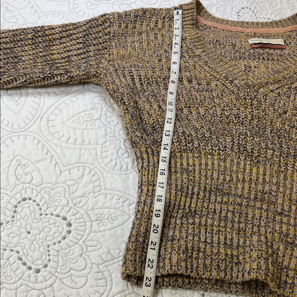 Anthropologie Pilcro Tapered Knit V-Neck Sweater - Women’s Long Sleeve Top - Picture 9 of 9